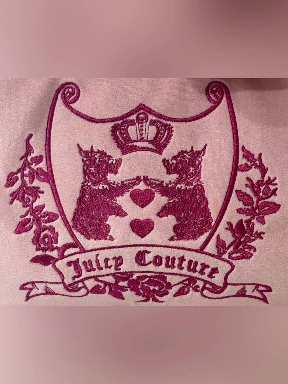 Juicy Couture New Love Chapter Scottie-Themed Flamingo Pink NWT Backpack